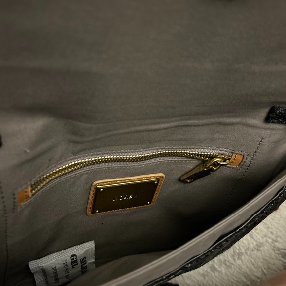 J.Crew black + silver sequin clutch - Picture 4 of 4